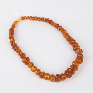 Antique amber necklace. — image 1