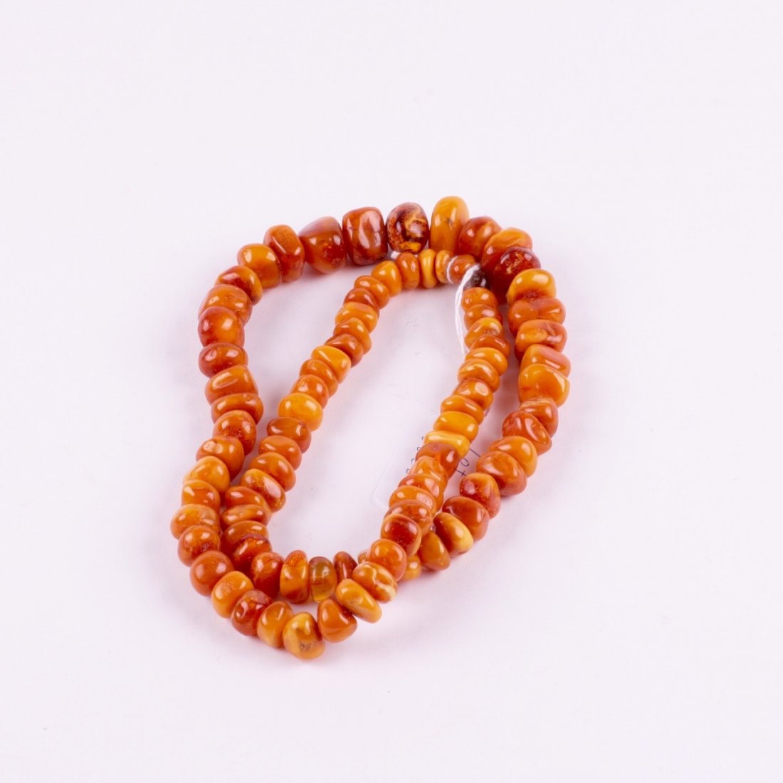 Antique amber necklace. — image 4