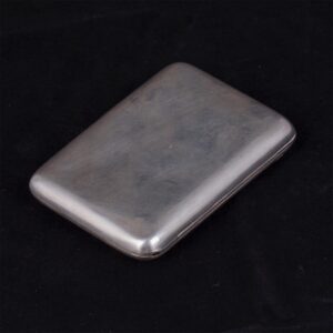 Elegant Faberge silver cigarette case — image 2