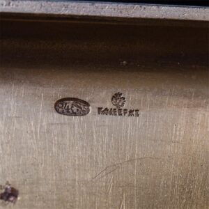 Elegant Faberge silver cigarette case — image 5