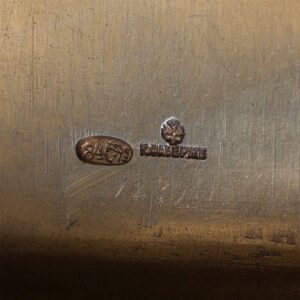 Elegant Faberge silver cigarette case — image 6