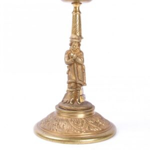 Pair of Russian bronze candlesticks — image 2