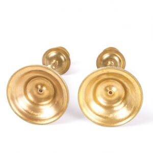 Pair of Russian bronze candlesticks — image 6