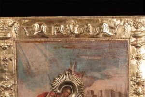 Russian icon of Dimitriy of Thessalonica on horseback — image 2