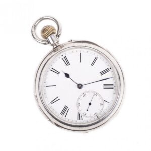 Silver pocket watch "Manchester" — image 1