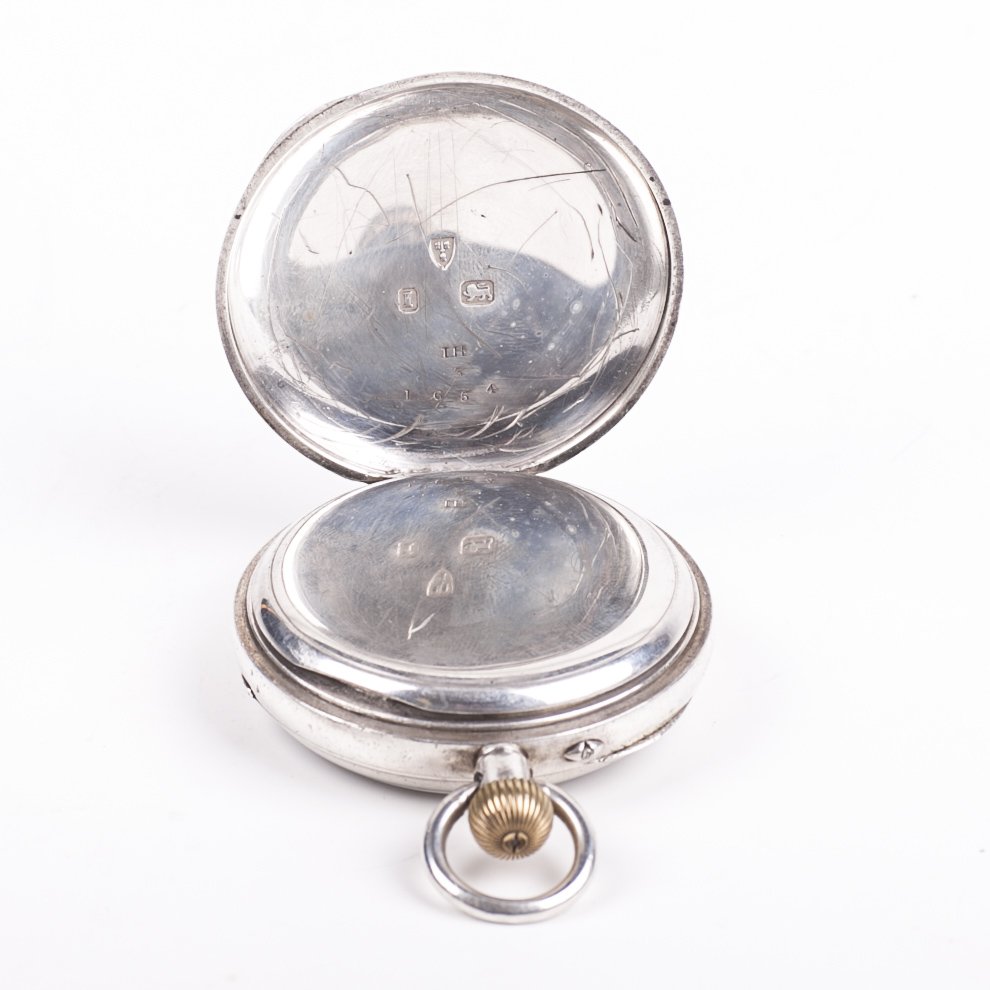 Silver pocket watch "Manchester" — image 4