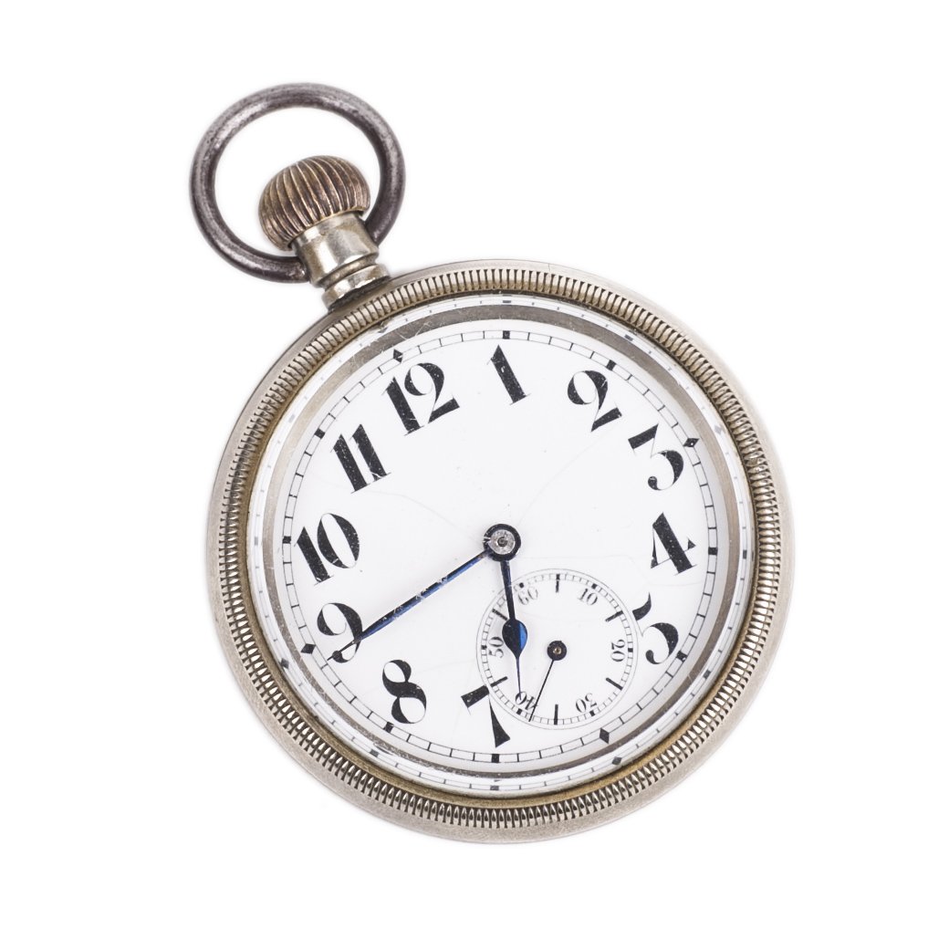 Steel pocket watch — image 1