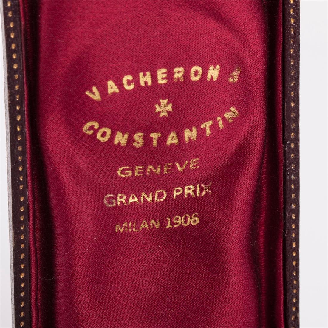 Vacheron silver and enamel hunter case pocket watch — image 2