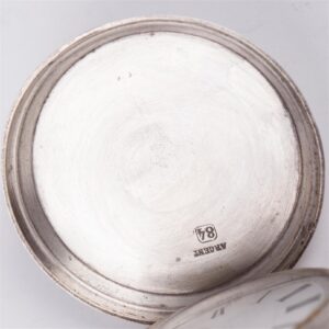 Vacheron silver and enamel hunter case pocket watch — image 6