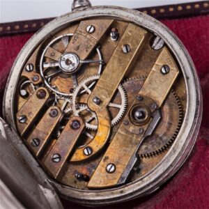 Vacheron silver and enamel hunter case pocket watch — image 9