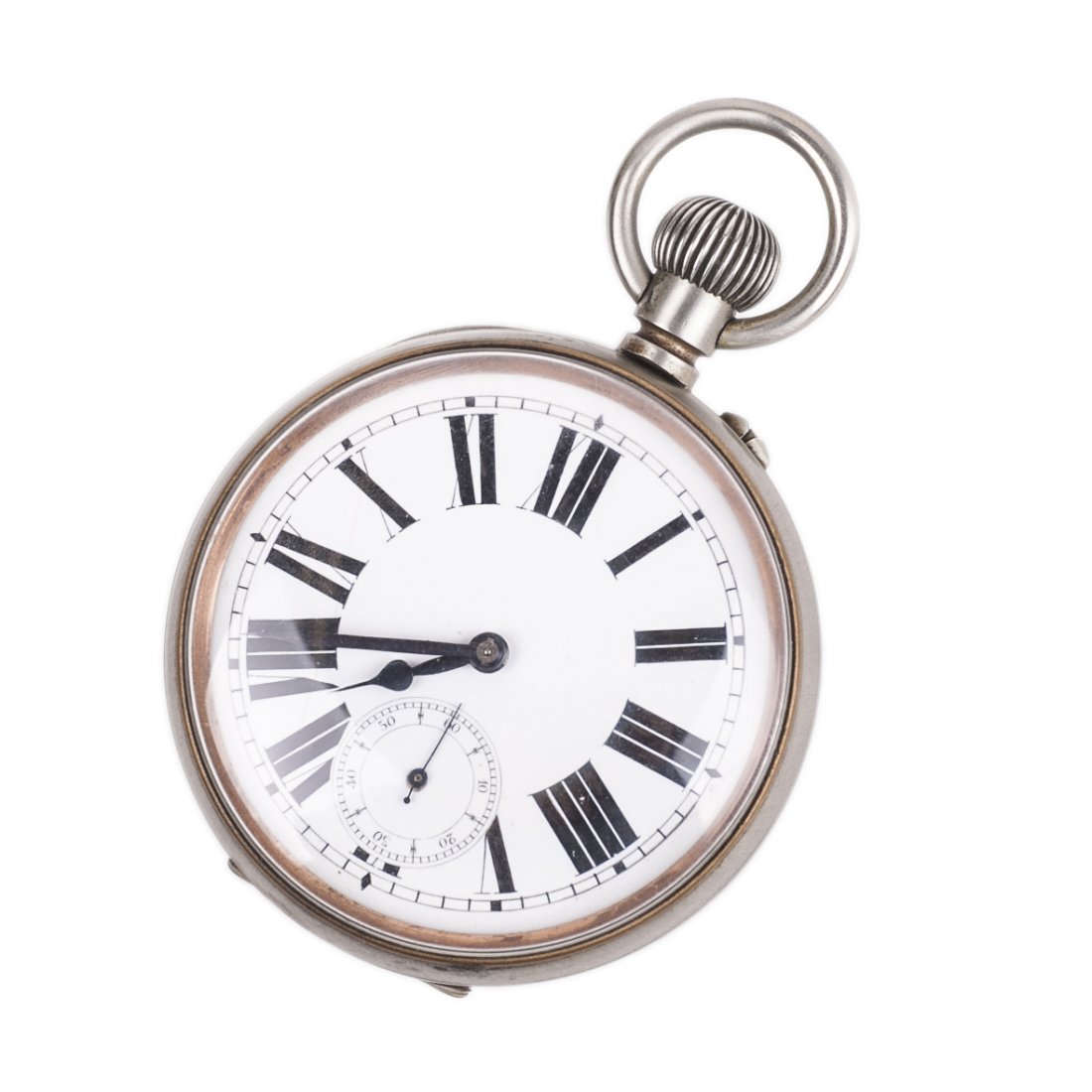 Metal military pocket watch — image 1