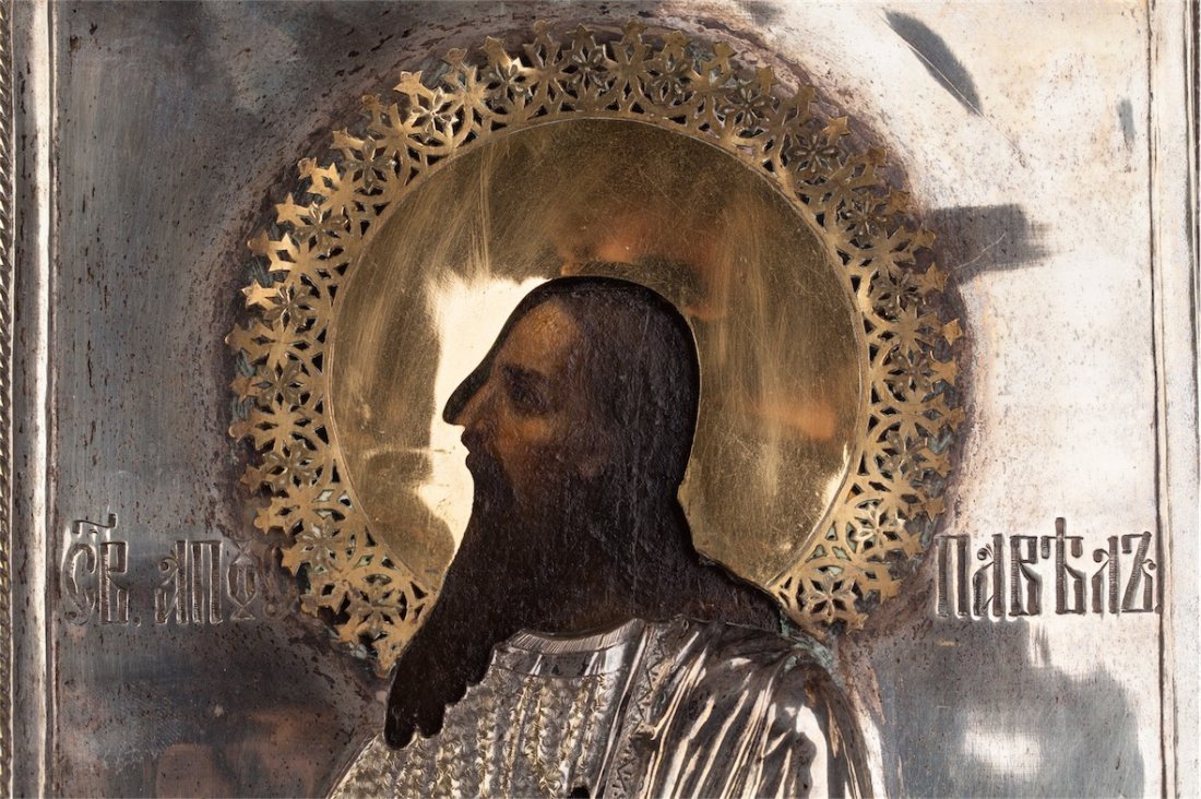 Pair of icons of Saints Peter and Paul. — image 5