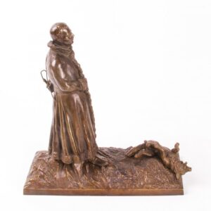 Rare Russian "Successful hunting" bronze sculpture — image 4