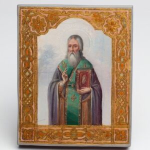 Russian Icon Saint Alexander Confessor Archbishop — image 1