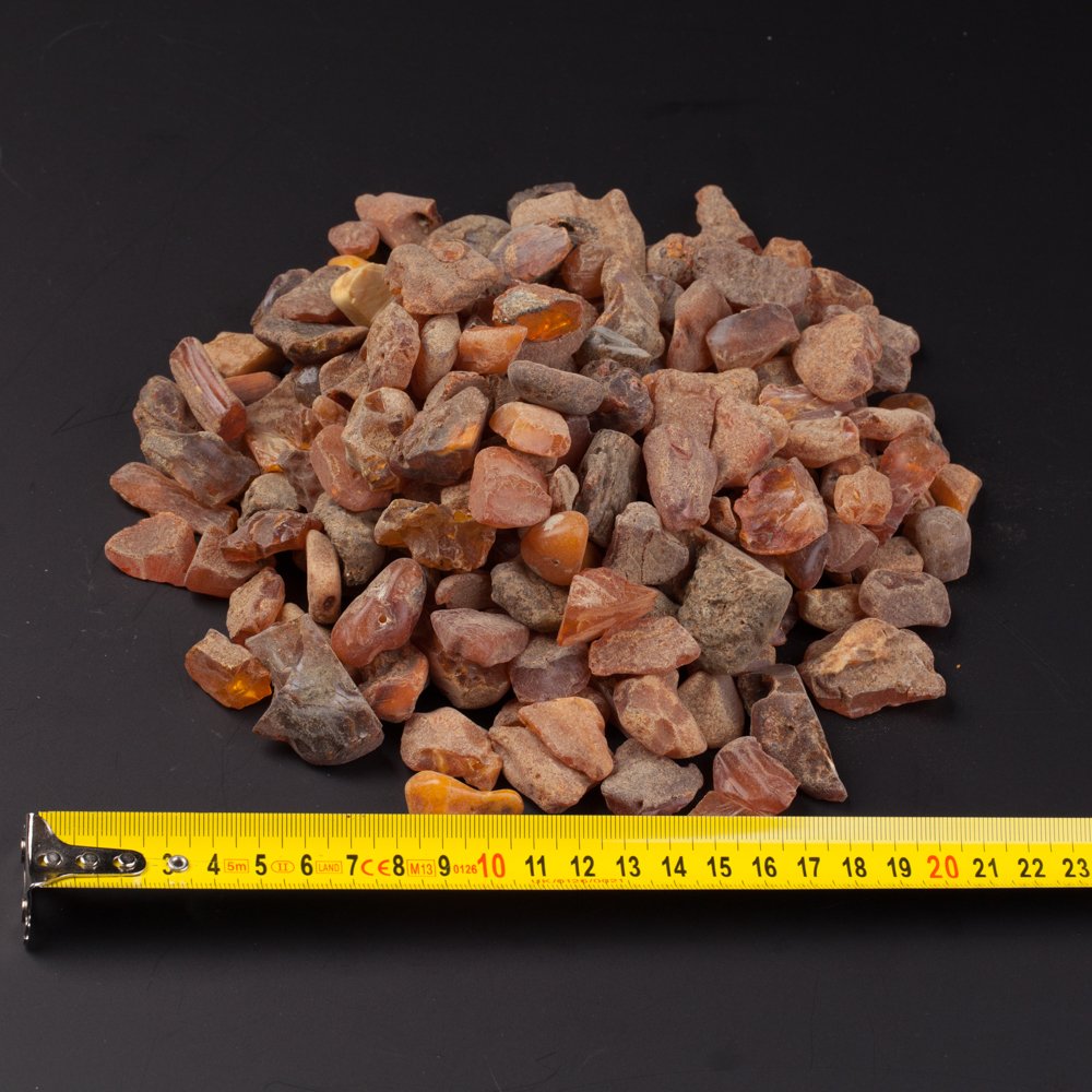 Set of antique amber stones. — image 2