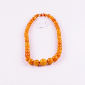 Antique amber necklace. — image 2