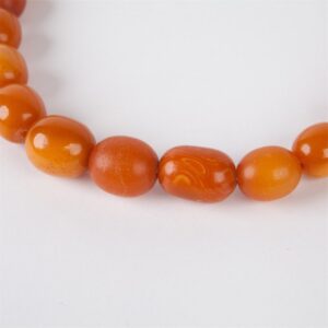 Antique amber necklace. — image 2