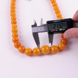 Antique amber necklace. — image 3