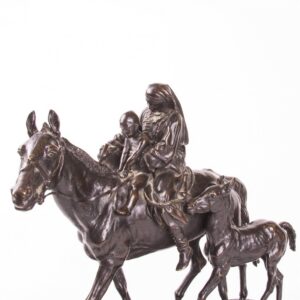 Exceptional Russian "Two mothers†bronze sculpture — image 5
