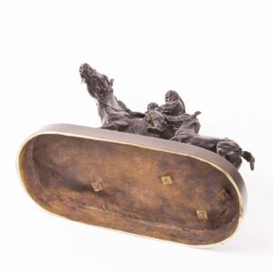 Exceptional Russian "Two mothers†bronze sculpture — image 8