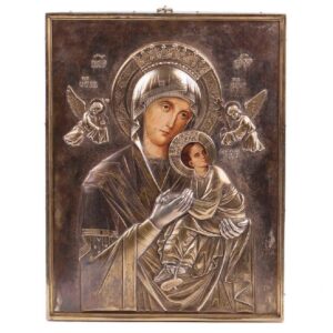 Extremely rare Russian Icon of Strastnaya Mother of God — image 1