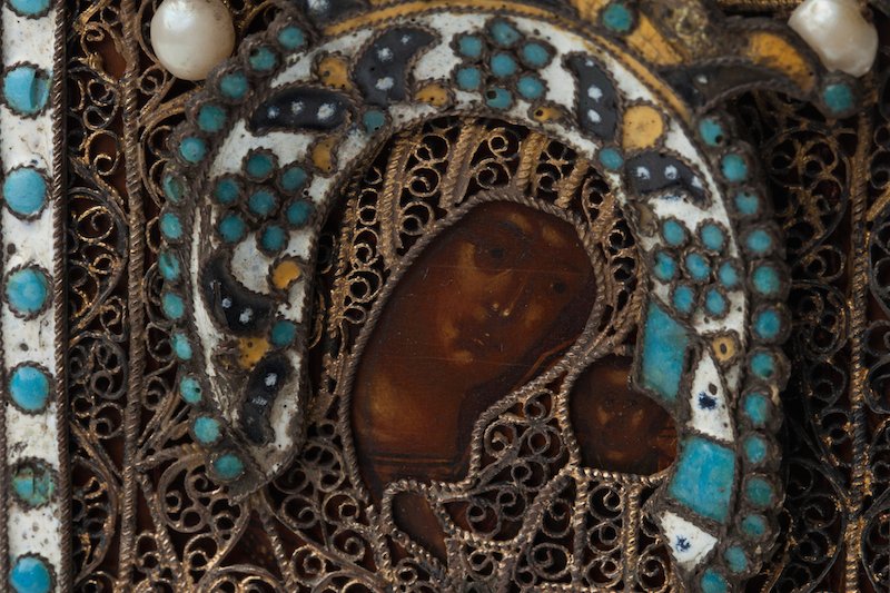 Russian Icon Mother of God of Kazan. Solvychegodsk. — image 2