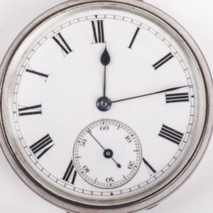 Silver pocket watch — image 2