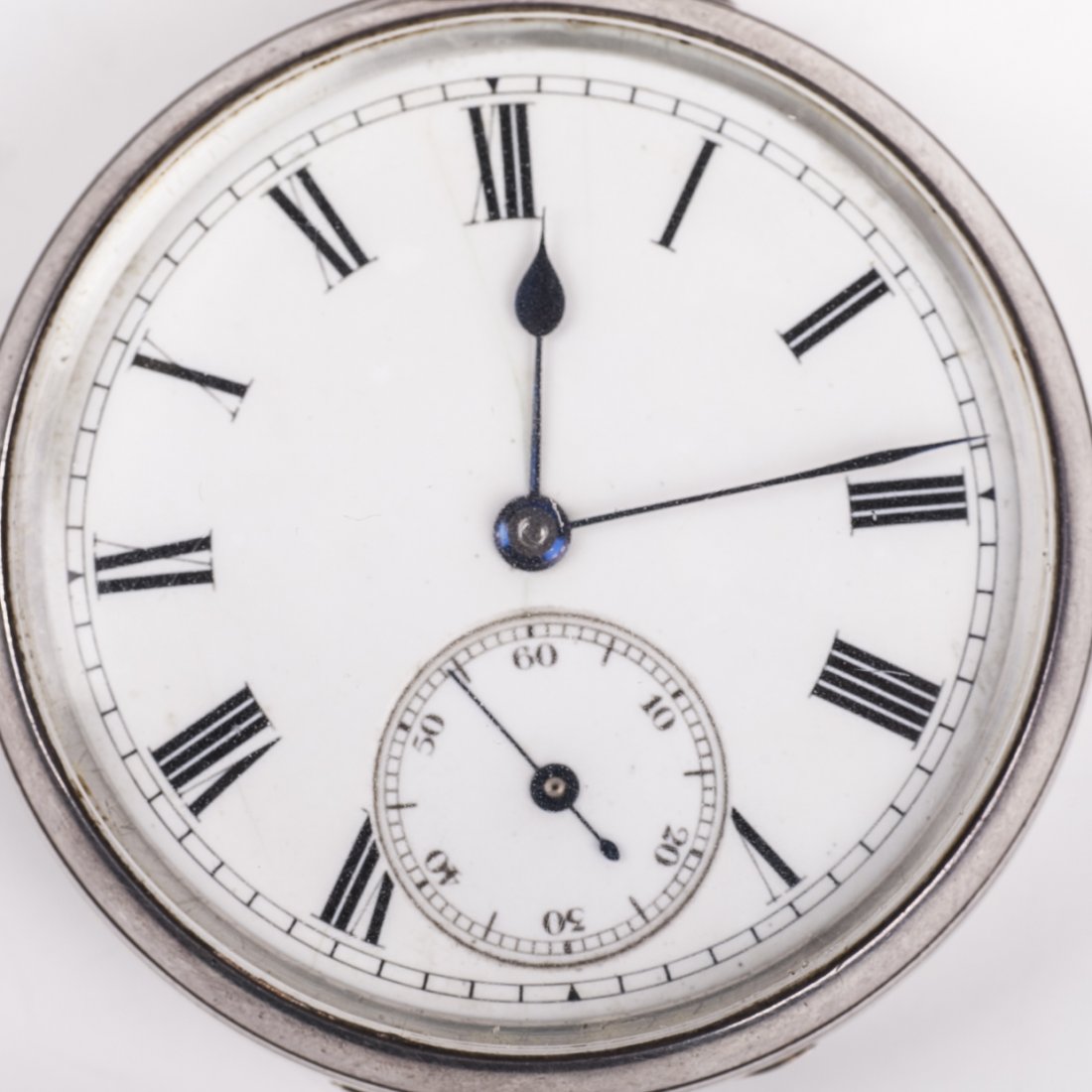 Silver pocket watch — image 2