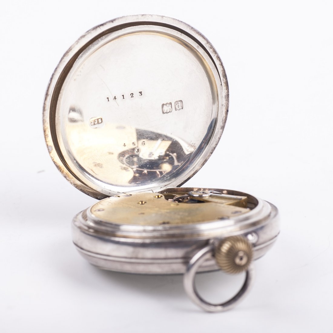 Silver pocket watch — image 6