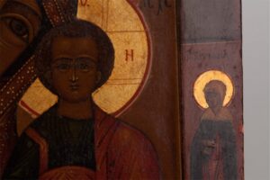 Icon of Mother of God of Kazan and Saint Tatiana with — image 4