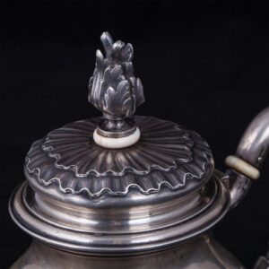 K.Faberge Rococo style silver-gilt teapot — image 2