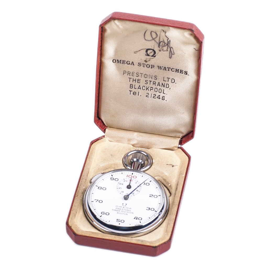 Omega stopwatch in original box — image 1