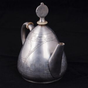 K.Faberge Art Nouveau style silver-gilt teapot — image 2