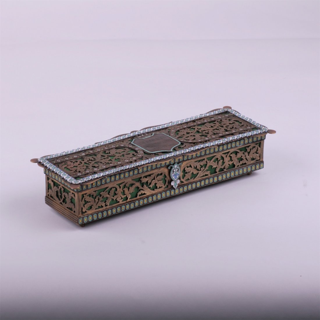 Russian box with inscription. — image 2