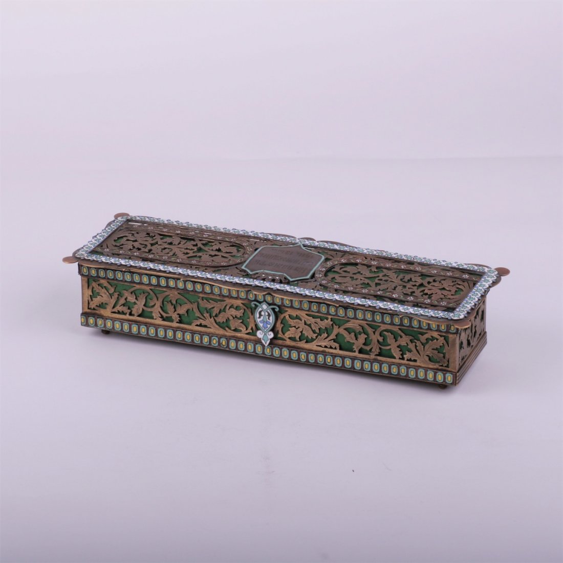 Russian box with inscription. — image 3