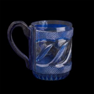 Russian crystal cup with blue tint — image 2