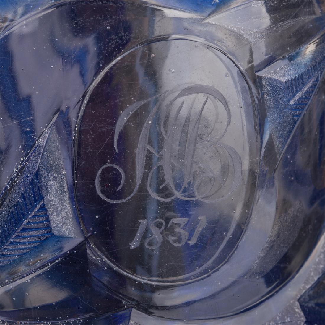 Russian crystal cup with blue tint — image 3