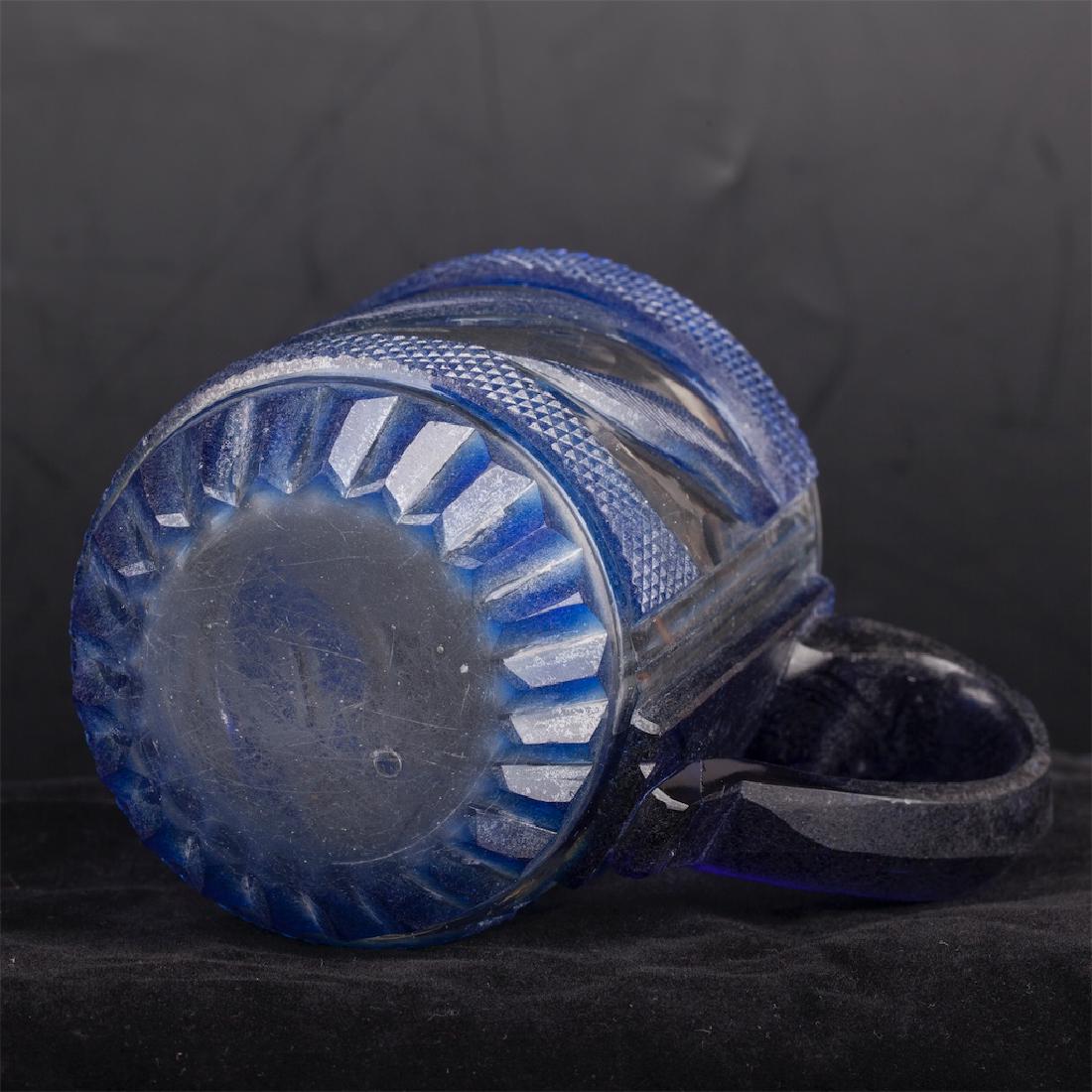 Russian crystal cup with blue tint — image 4