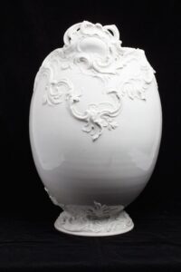 Russian vase in neorococo style. Nikolai 2. — image 3