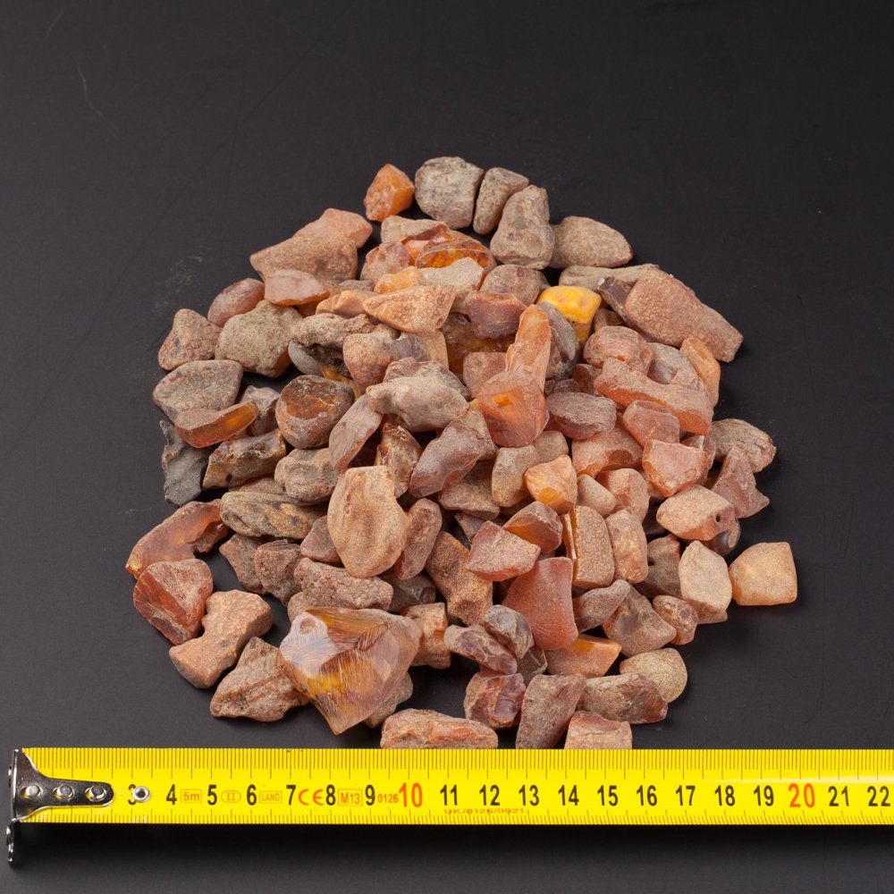 Set of antique amber stones. — image 2
