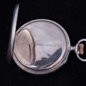 Silver pocket watch, made in Switzerland by J.W.C. — image 3