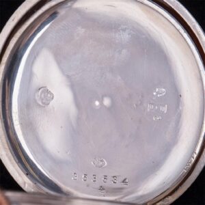 Silver pocket watch, made in Switzerland by J.W.C. — image 4