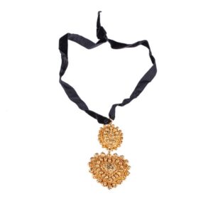 Christian Lacroix pendant in the shape of velour strap — image 1