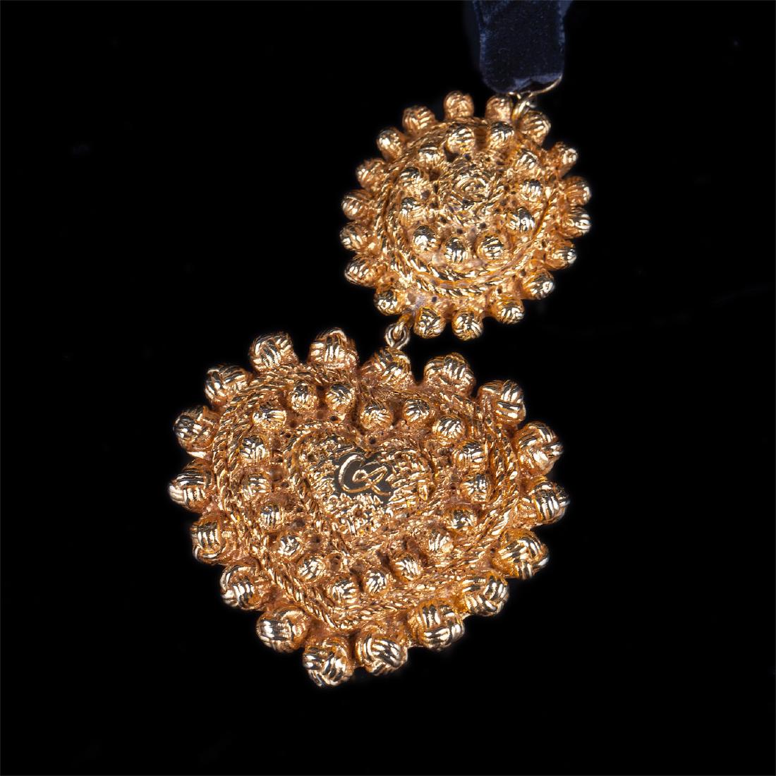 Christian Lacroix pendant in the shape of velour strap — image 2