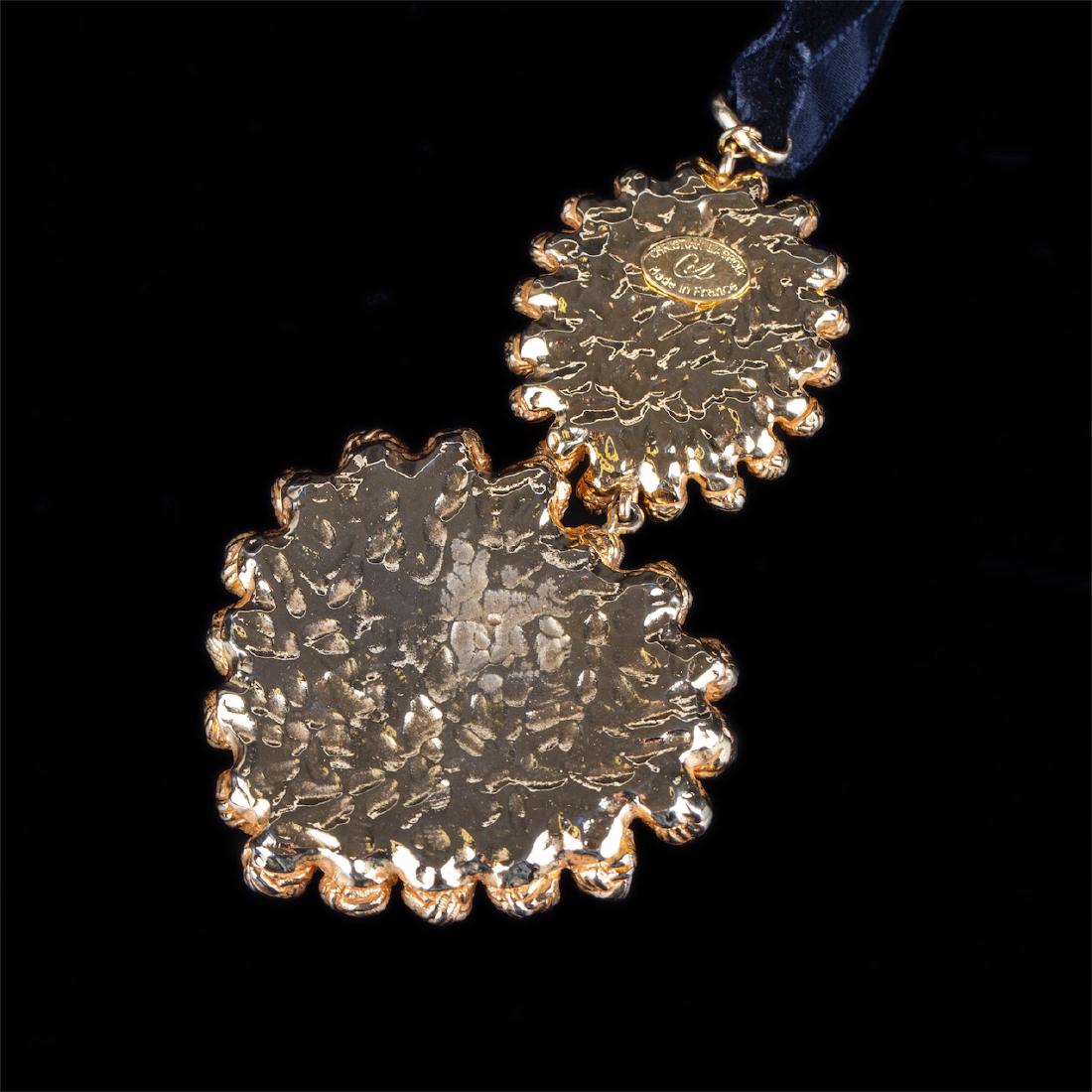 Christian Lacroix pendant in the shape of velour strap — image 3