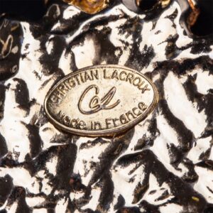 Christian Lacroix pendant in the shape of velour strap — image 4