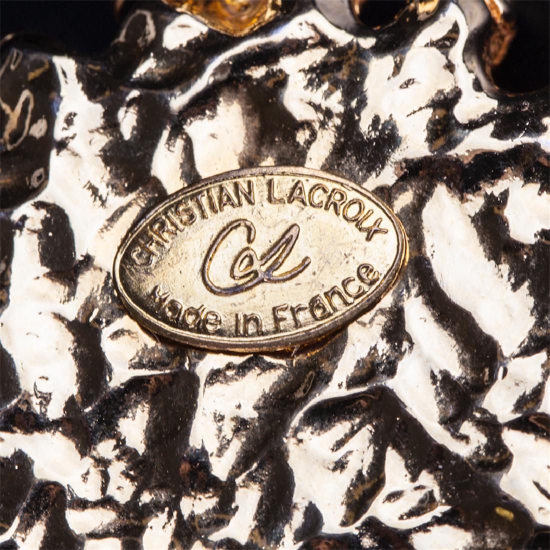 Christian Lacroix pendant in the shape of velour strap — image 4