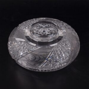Russian Faberge silver and cut-glass vase — image 6