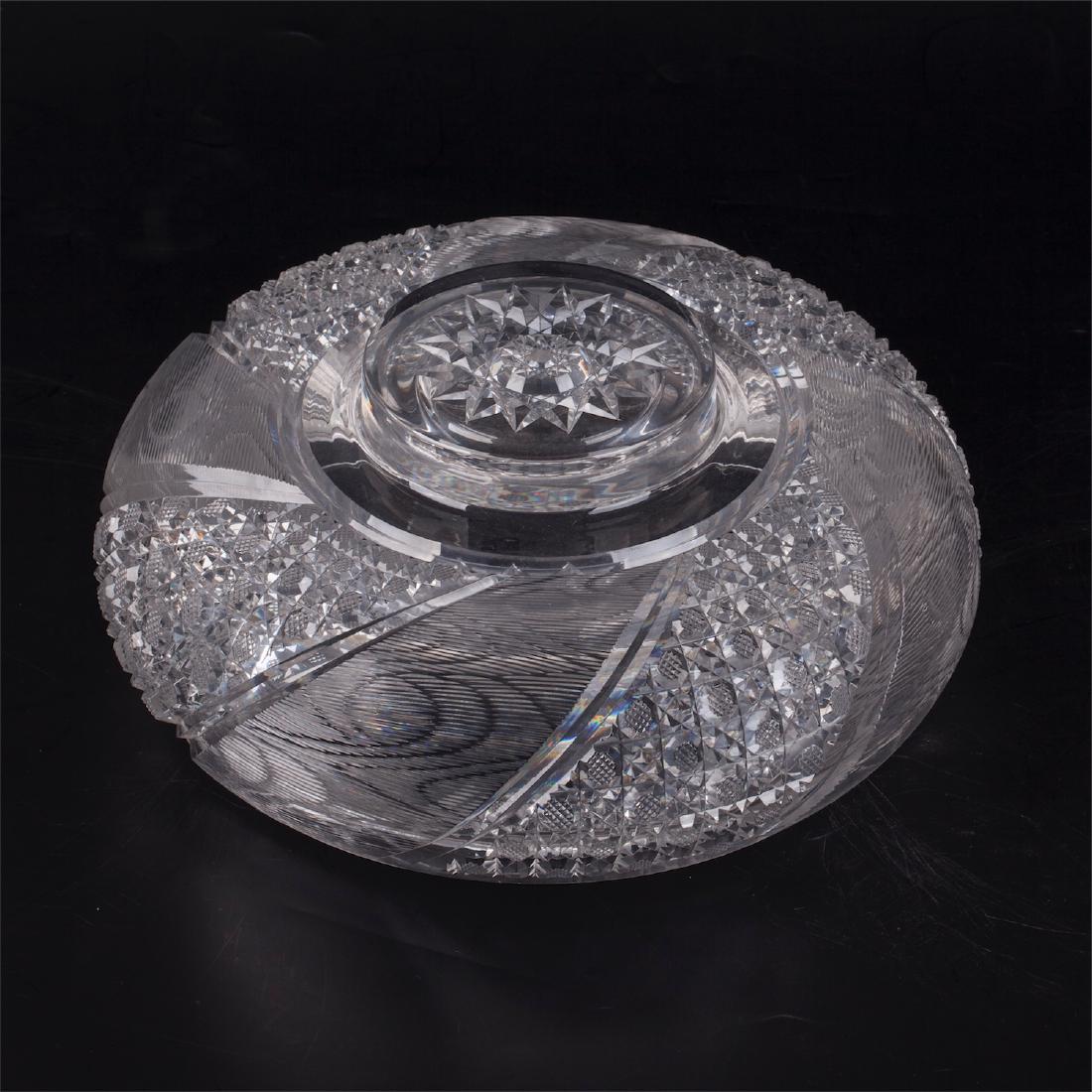 Russian Faberge silver and cut-glass vase — image 6