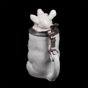 Russian silver and faience toby-mug — image 3